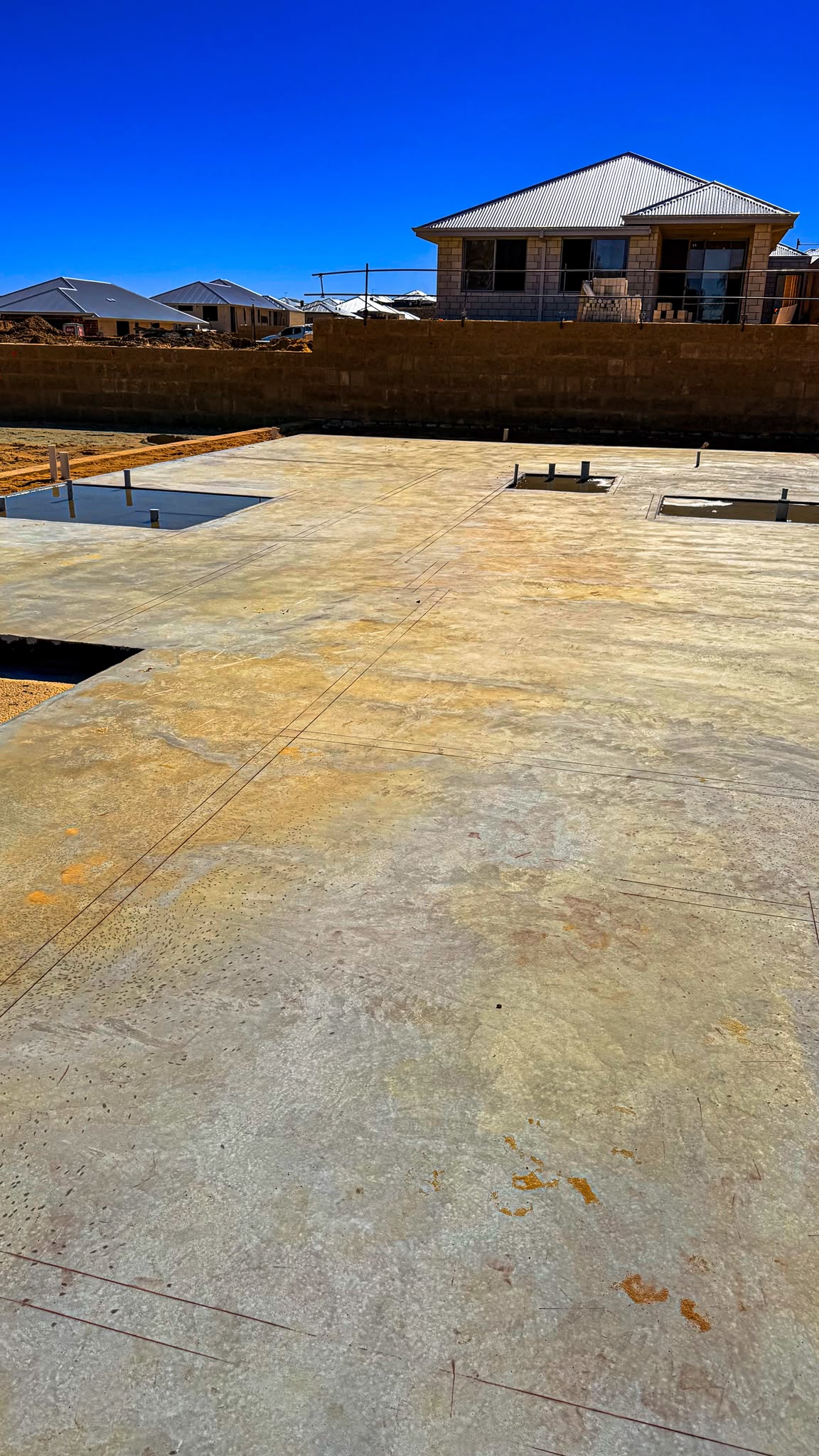 Hammond Park private build red brickwork progress photo 11